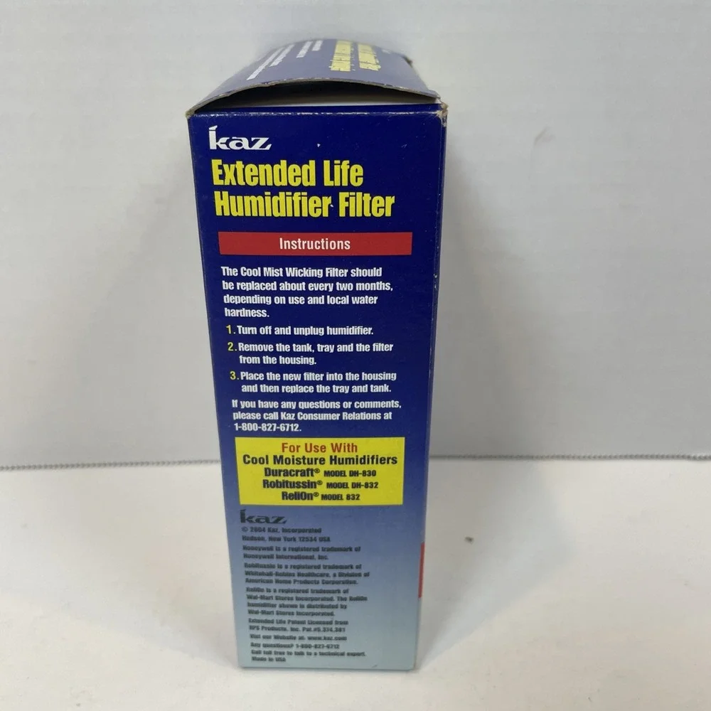 Kaz WF813 Extended Life‎ Humidifier Filter Protec Antimicrobial Treatment